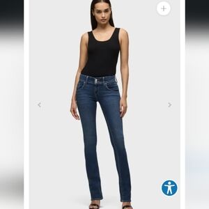 Hudson Jeans Blue Flare Wide Leg Denim